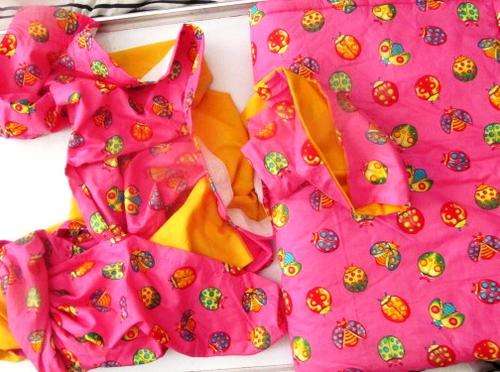 ONLY ONE AVAILABLE - Stunning Cot duvet, curtain and pillowcase set - Flat rate shipping!!!!