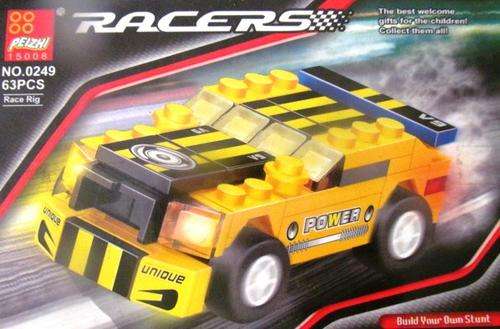 63 Piece  Racer 100% Lego Compatible