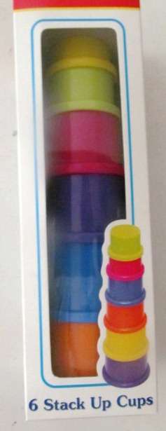 3 on Auction - 6 Piece Stacking Cups Flat Rate shipping R60 first item all additional items FREE!!!
