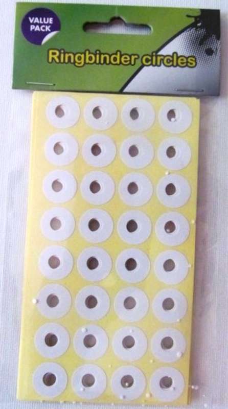 Ringbinder circles (Flat Shipping Rate option)