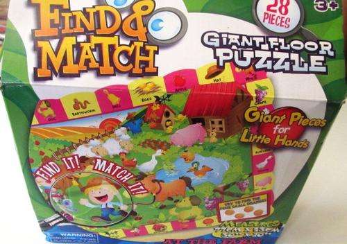 Find and Match gaint Floor Puzzle