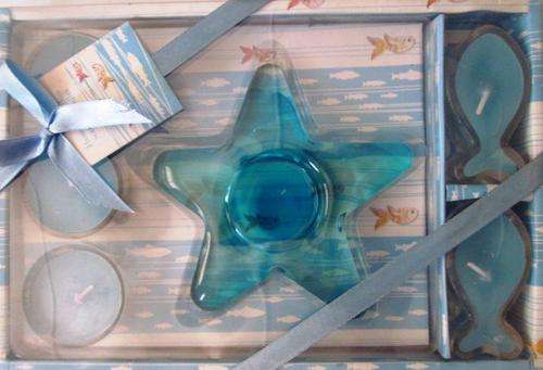 Stunning Blue Dolphin candle