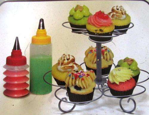 Cup Cake Stand with decorating Kit