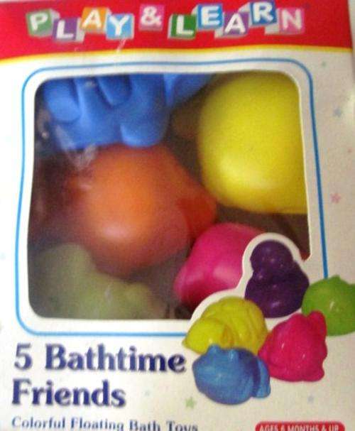 Play and Learn - 5 Bathtime Friends