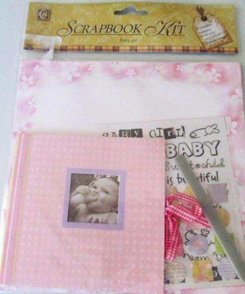 Baby girl Scrapbooking Kit