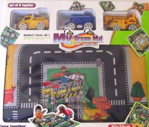 My Dream mat with 3 die cast trucks. ONLY ONE AVAILABLE !!!