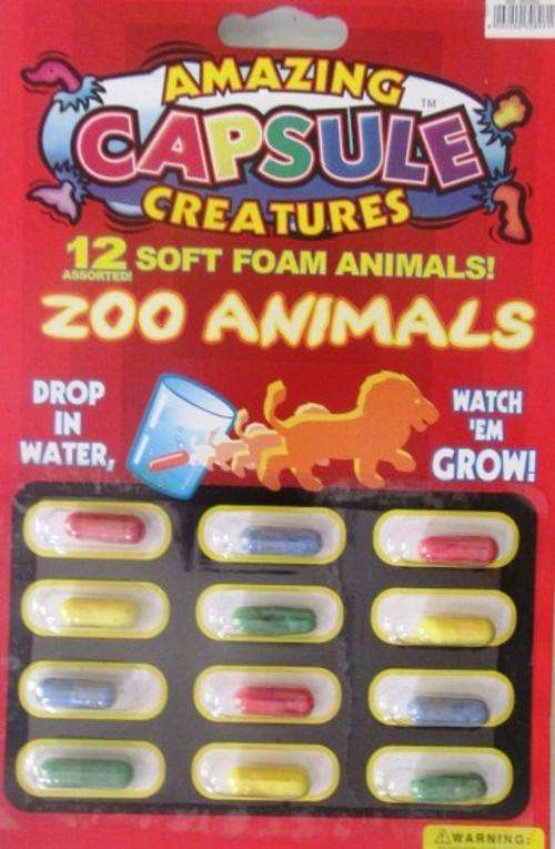 FIRST ON BOB !!!! Amazing capsule creatures, through them in water watch them grow !!! - ZOO ANIMALS