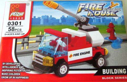 100% Lego Compatible Building set FIRE HOUSE SERIES