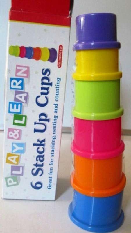 6 Stack up cups !!