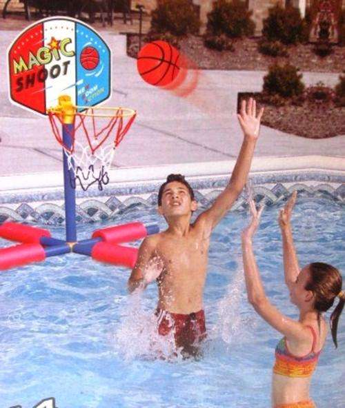 Magic Shoot - Water (or indoor) basketball hoop set