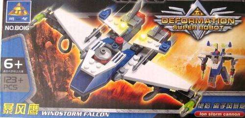 100 % Lego Compatible Building set !!! 123 PIECE WINDSTORM FALCON!!