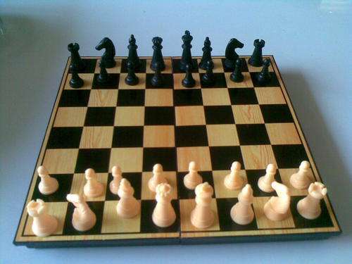 Backgammon and chess set