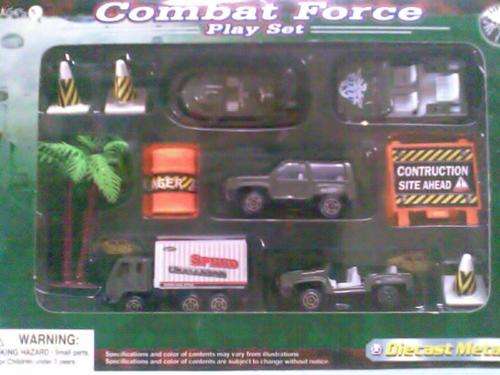 Combat Force Play Set, hours of fun!!! Postage only R30 and R10 per additional item***