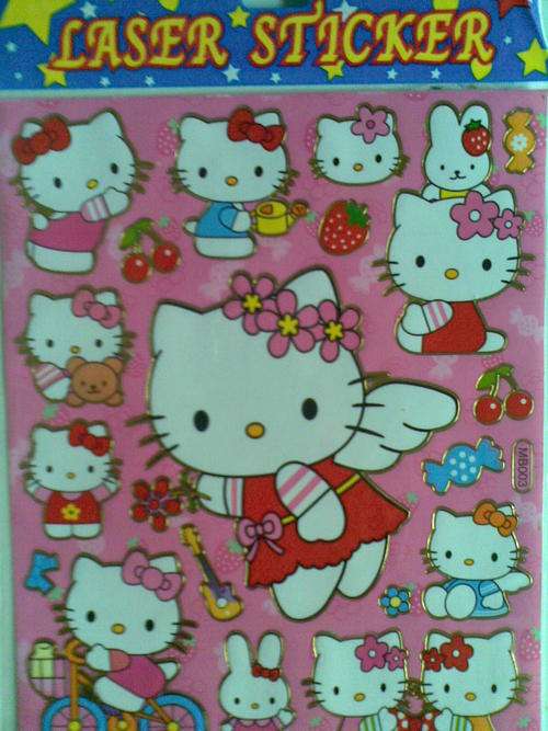 Set of two Hello kitty sticker sheets, great quality!!! A must have for any hello kitty fan