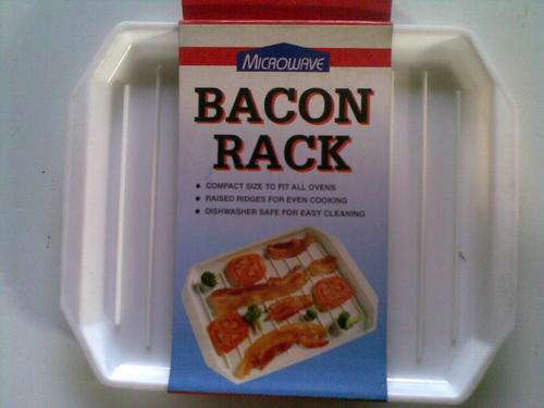 Microwave Bacon Rack. Postage only R30 and R10 per additional item