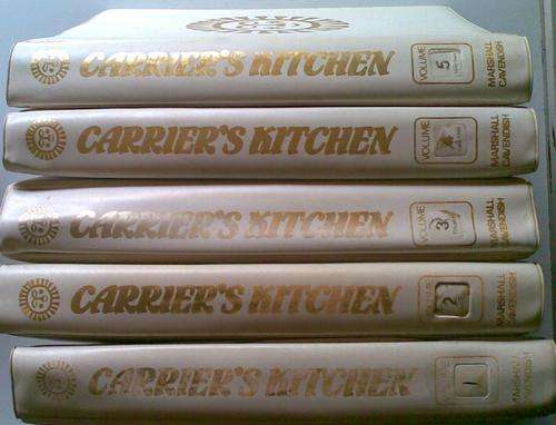 CARRIERS KITCHEN Volume 1 to 5!!!Fantastic pictures,100's and 100's of diffrent easy to follow rec