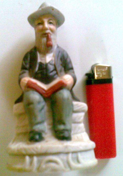Another collectors item!!!!! Rare find, old man smoking a pipe