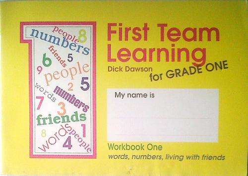 First team learning (Words, numbers, living with friends) Perfect school readiness book!