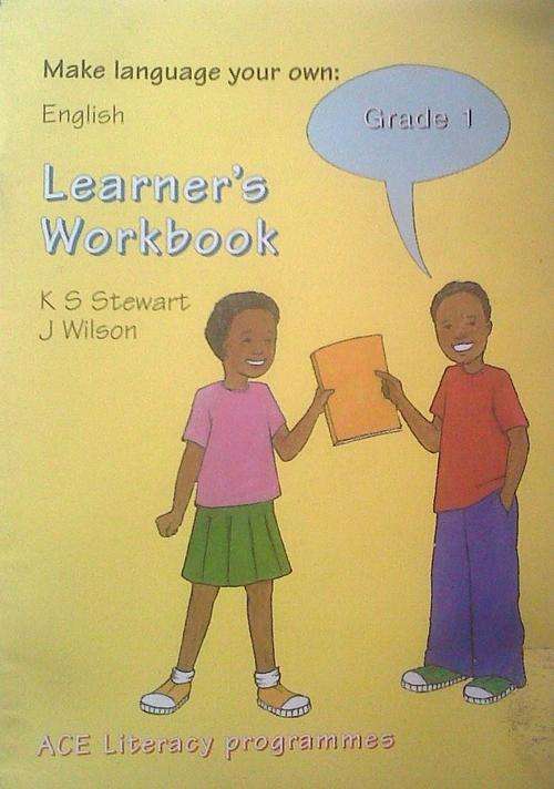 Grade one English Learners woorkbook! 124 pages of educational Fun! Childcentred.