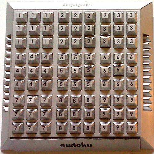 Suduka board with a variety of diffrent puzzle boards
