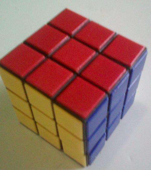 Rubix Cube.  It is an old time favourite and still very popular. To be enjoyed by young and old!!
