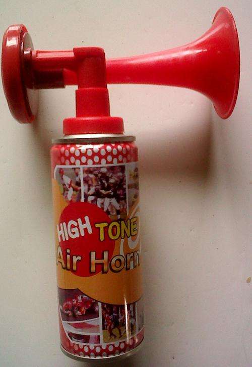 Perfect alternative to Fireworks!!!! HIGH tone Air Horn. Very, very, very LOUD.