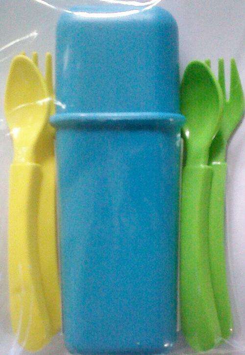 Baby 4 Piece cutlery Set With Travel case. Strong Durable Quality