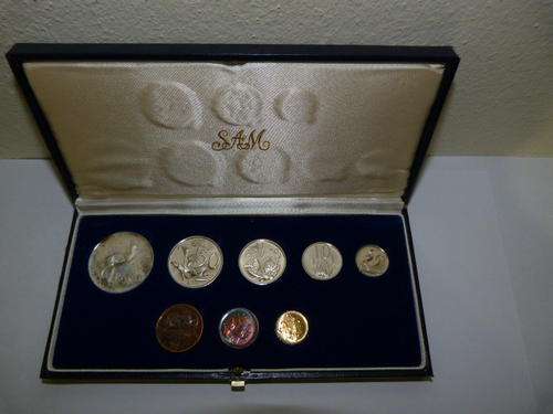 1983 Short Proof Set in SA mint Box*** See scans of actual coins!!!!