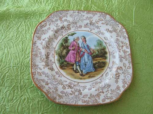 JAMES KENT LONGTON ROMANCE CAKE PLATES X 4