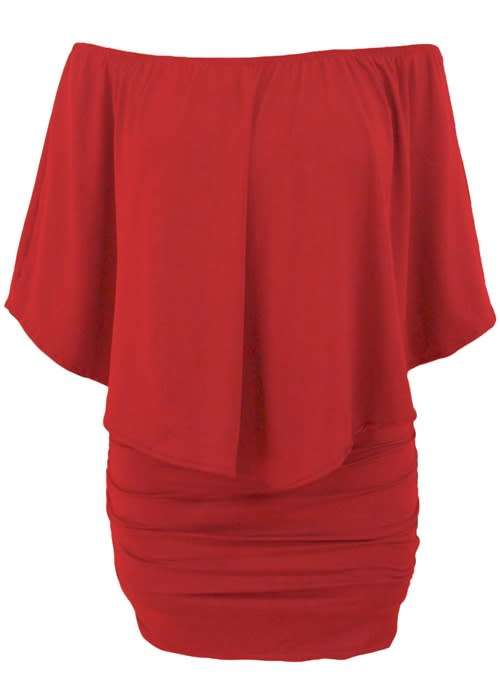 *WILD ROSE* Layered Red Mini Dress - S/M/L