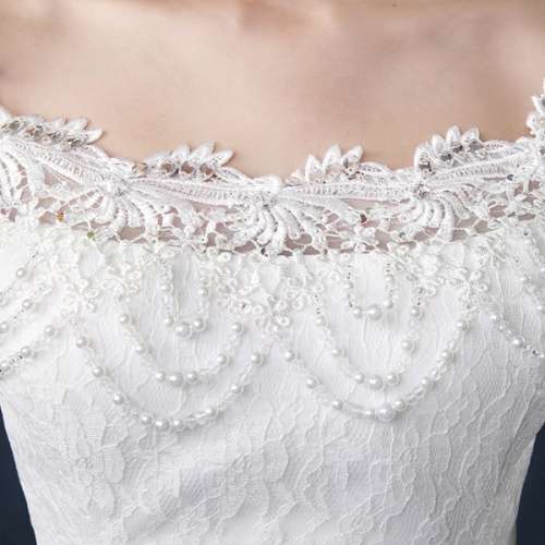 *WILD ROSE* Beaded Lace Off White Mermaid Wedding Dress - Free Shipping!