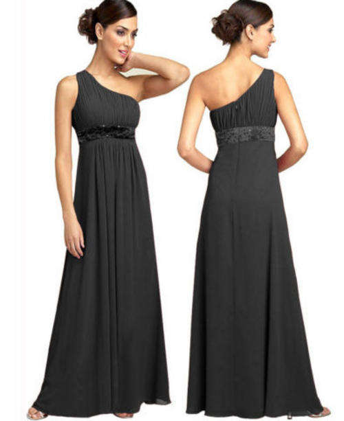 NEW Evening Dance Bridesmaid Dress (Choose Your Size) **BLACK** - FREE SHIPPING!