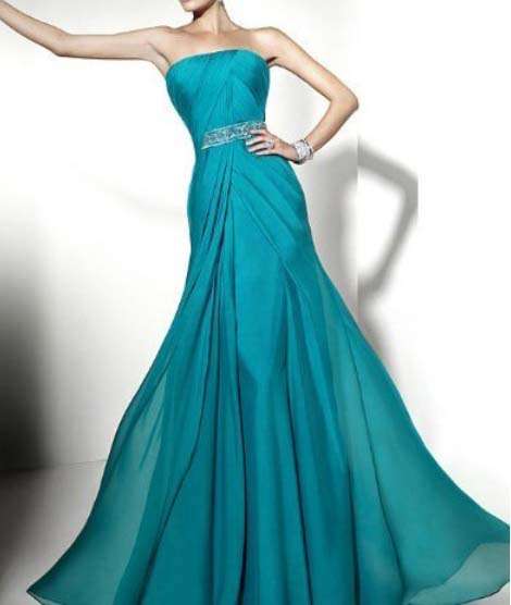 *TURQUOISE / BEADED*  Evening Ball Party Matric Dance Farewell Dress - FREE SHIPPING!!