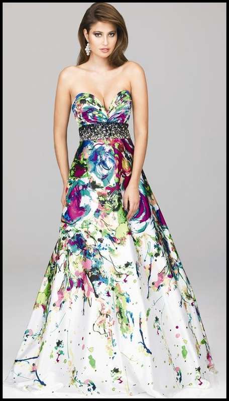 STUNNING FLORAL Evening Ball Party Matric Dance Formal Gown Cruise Dress FREE SHIPPING