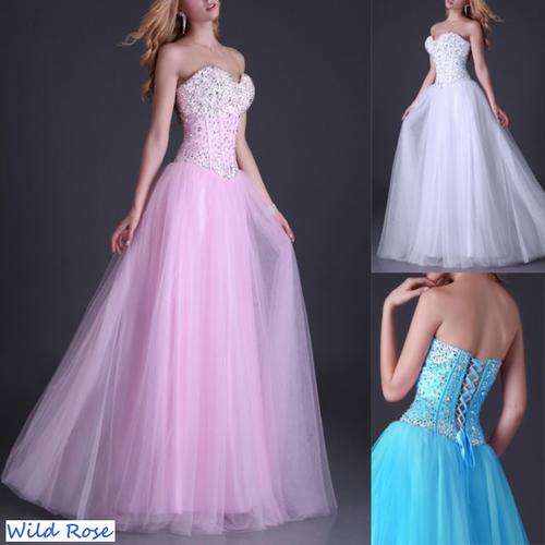 *PINK/WHITE/BLUE* Cruise/Formal/Bridesmaid/Party Dress - SET SIZES - FREE SHIPPING!
