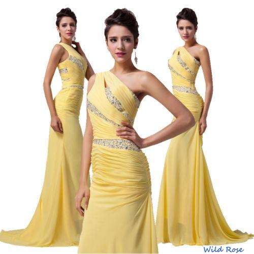 *YELLOW* Cruise /Formal/Bridesmaid/Party Dress - SET SIZES - FREE SHIPPING!