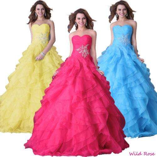 *BLUE/FUCHSIA/YELLOW* Cruise /Formal/Bridesmaid/Party Dress - SET SIZES - FREE SHIPPING!
