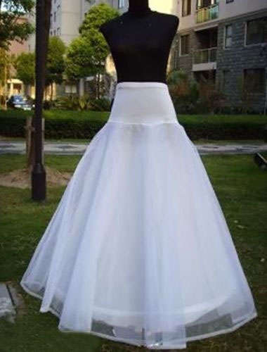 Underskirt / Petticoat - A-LINE White / Fits Size S/M/L - FREE SHIPPING