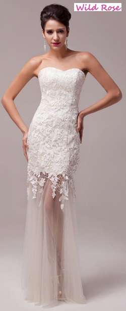 *LACE* IVORY Cruise/Formal/Bridesmaid/Party/Matric Dress - SET SIZES - FREE SHIPPING!