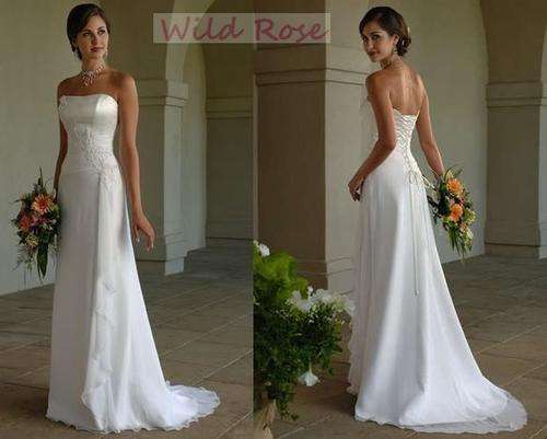 *WHITE OR IVORY* Wedding Gown Dress - Set Sizes - FREE SHIPPING!