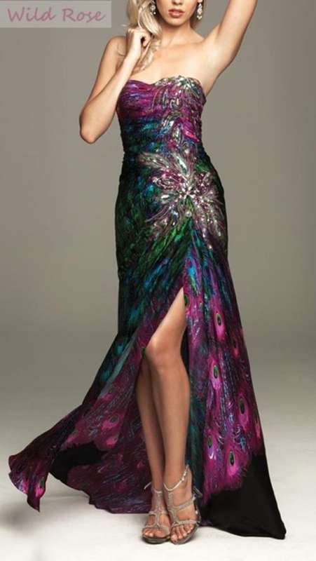 *LUXURY RANGE* PEACOCK COLOURS Evening Ball Party Matric Dance Formal Gown Cruise Dress