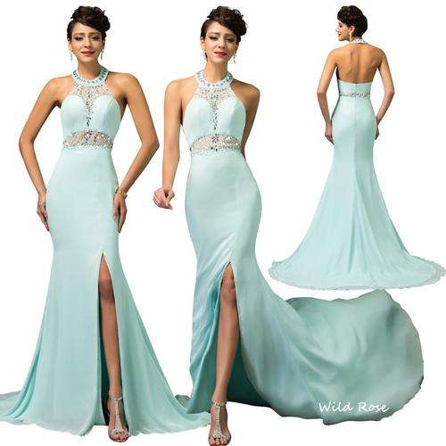 *INSTYLE COLLECTION* *POWDER BLUE* SEXY OPEN CUT Formal/Party Dress  - SET SIZES - FREE SHIPPING!