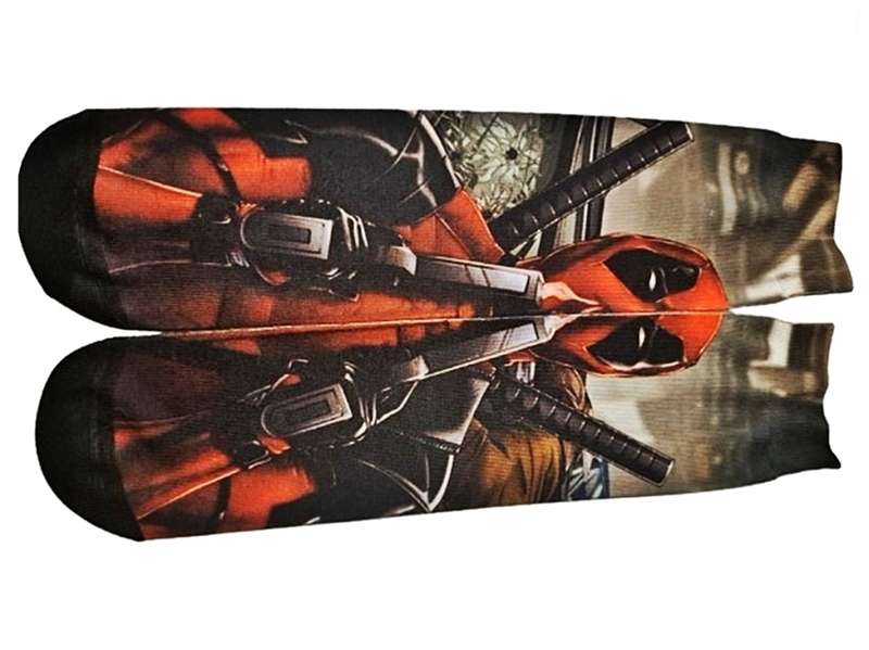 Retro Style Novelty Socks - Deadpool