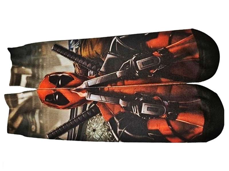 Retro Style Novelty Socks - Deadpool