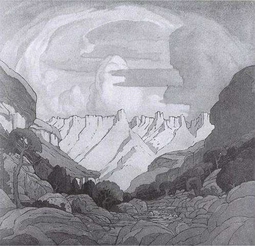 Mont-Aux-Sources Pierneef Print
