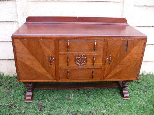 Art Deco teak sideboard