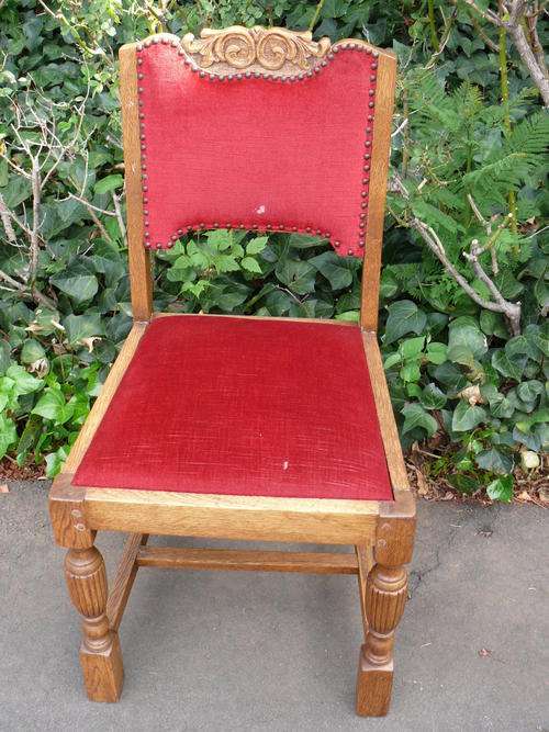 Oak Art Nouveau Chair(1)