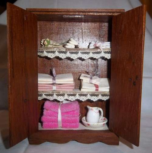 Miniature linen cupboard