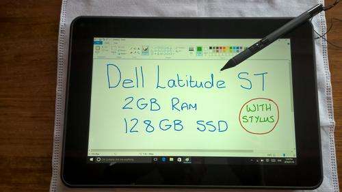 10.1" DELL Latitude ST - Windows 10 Tablet with Stylus
