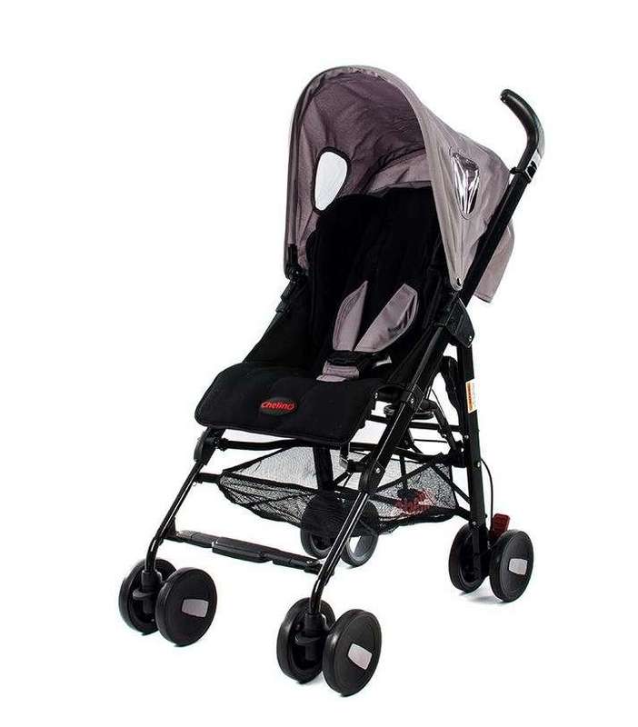 Chelino - Optima 3 Position Buggy - Black/Grey